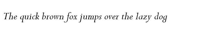 Preview of PerpetuaOldstyleFigures RomanItalic