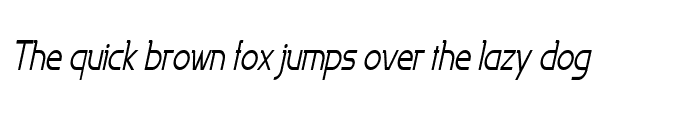 Preview of PersiaThin Italic