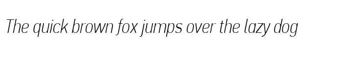 Preview of PF Din Text Cond Pro Thin Italic