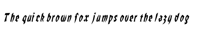Preview of RemusCondensed Italic