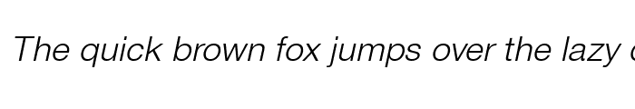 Preview of Sans Light ITALIC