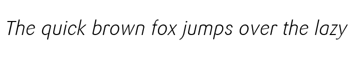 Preview of Sari Light Italic