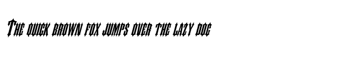 Preview of Slayer-Italic Medium