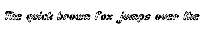 Preview of Sprokett Italic Regular