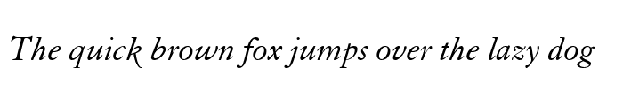 Preview of Tiasco OldStyle SSi Italic Old Style Figures