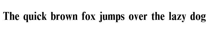 Preview of Times Condensed Bold