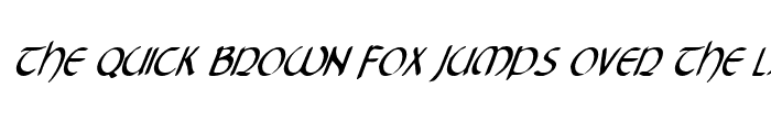 Preview of Tristram Condensed Italic Condensed Italic
