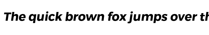 Preview of Trueno Bold Italic