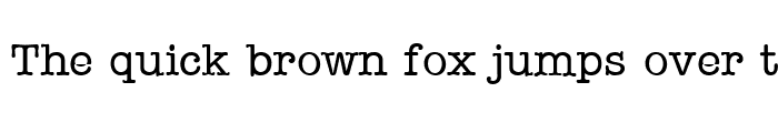 Preview of Typewriter Normal