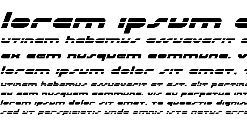 Sample of uni-sol laser italic Sample of uni-sol laser italic