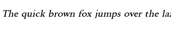 Preview of URWGaramondTMedExtWid Oblique