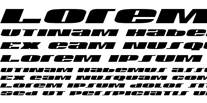 Sample of U.S.A. Italic Sample of U.S.A. Italic