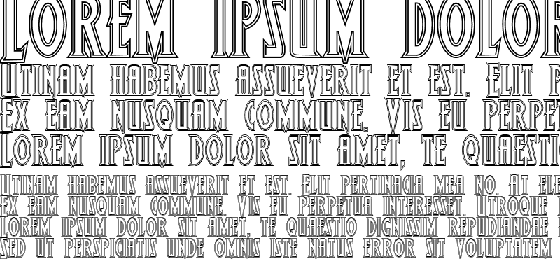 Sample of Wolf's Bane Bold Outline Sample of Wolf's Bane Bold Outline