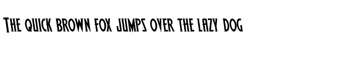 Preview of Wolf's Bane Semi-Leftalic Italic