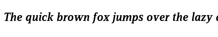 Preview of ZineSerifDis Medium Italic