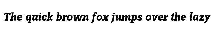 Preview of ZineSlabDis Bold Italic