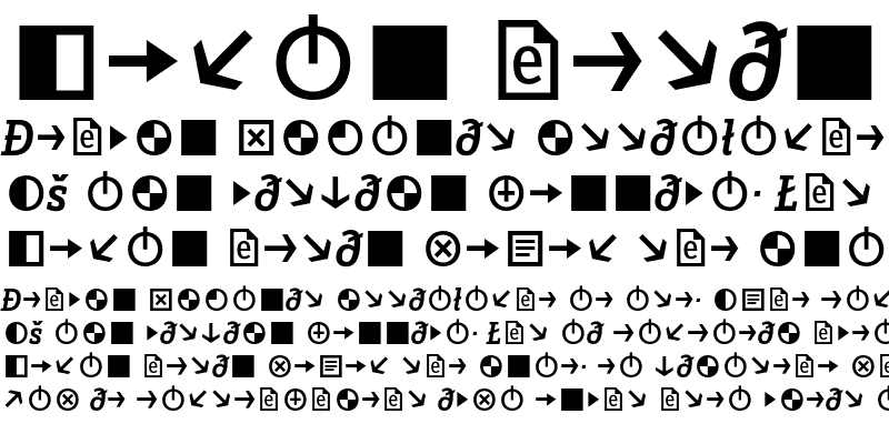Sample of ZineSlabDis Exp Medium Italic
