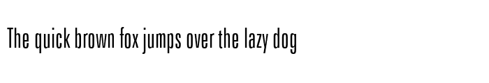 Preview of Zurich Light Extra Condensed Regular